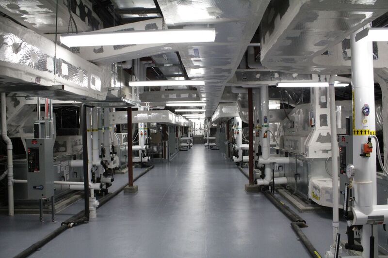 Hallway with Equipment